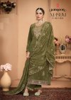 Masum By Rangoon Crush With Fancy Beads Work Top With Bottom Dupatta